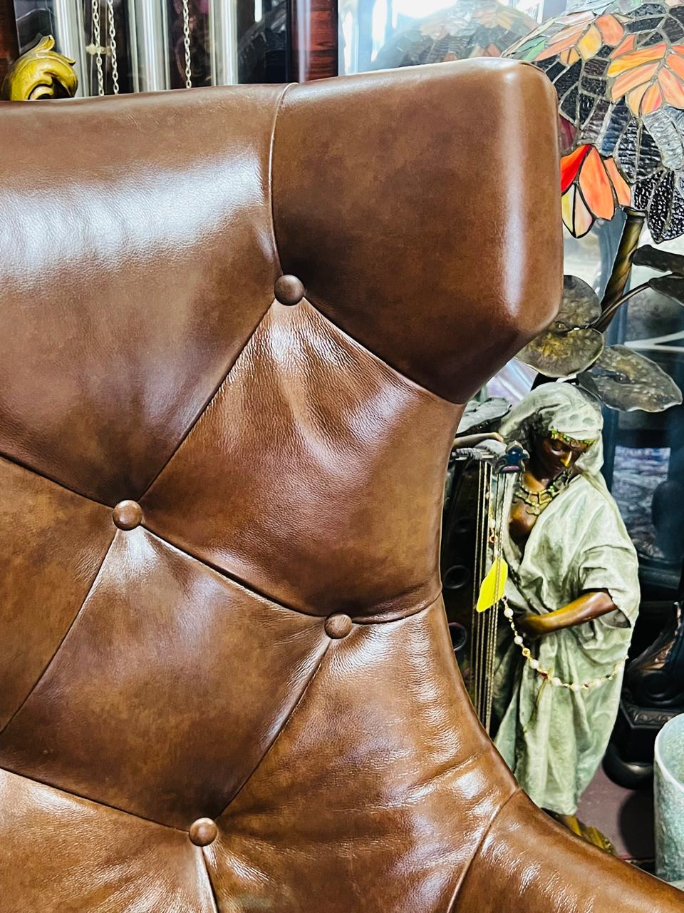 🌟Silla Chesterfield En Piel Genuina Elaborada Por Seven Seas Seating🌟
