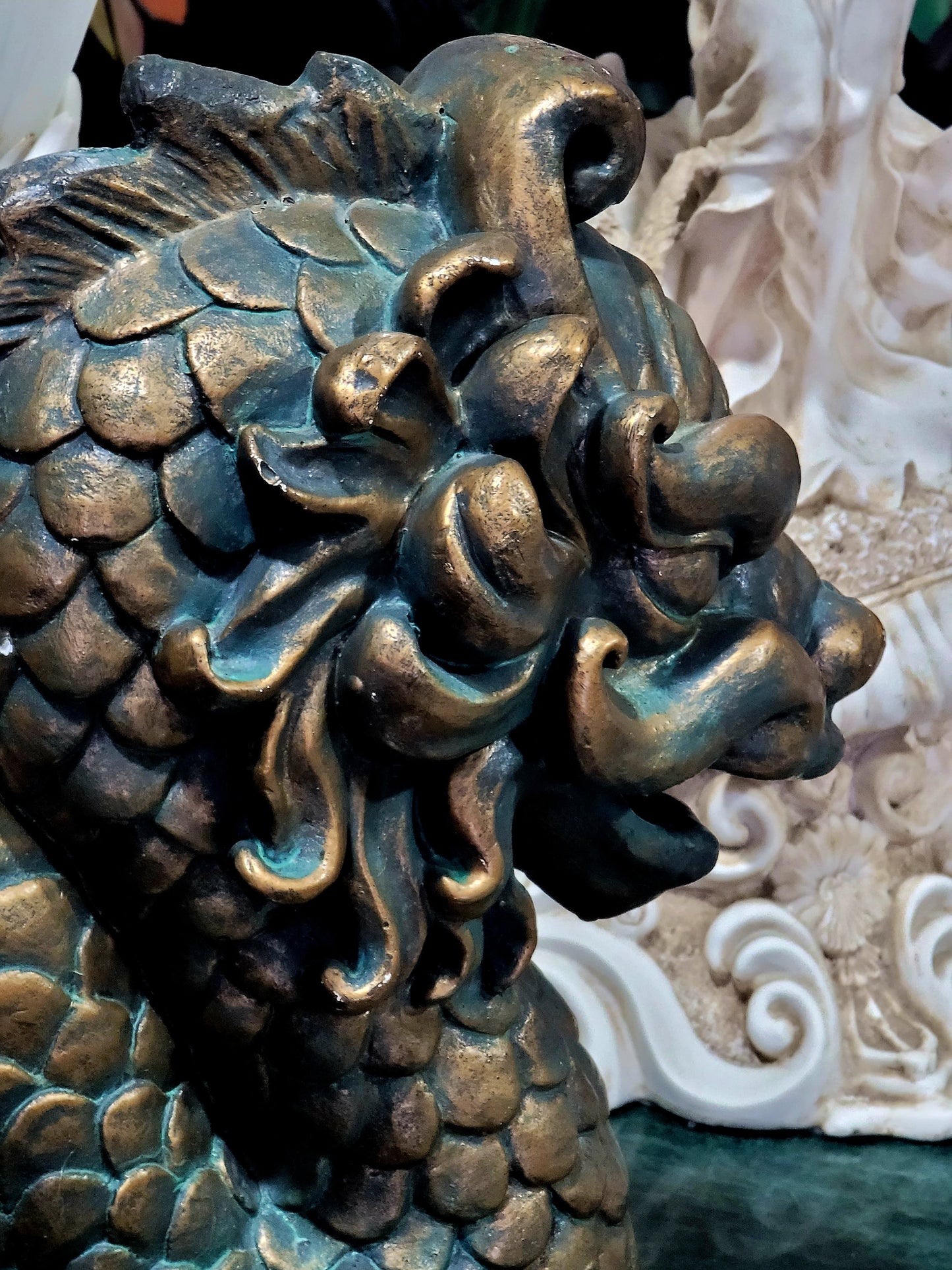 🐉 Figura Decorativa de Dragon Oriental en Resina 🐉