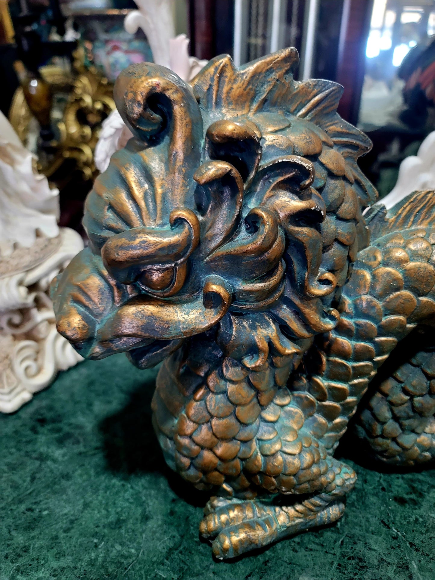 🐉 Figura Decorativa de Dragon Oriental en Resina 🐉
