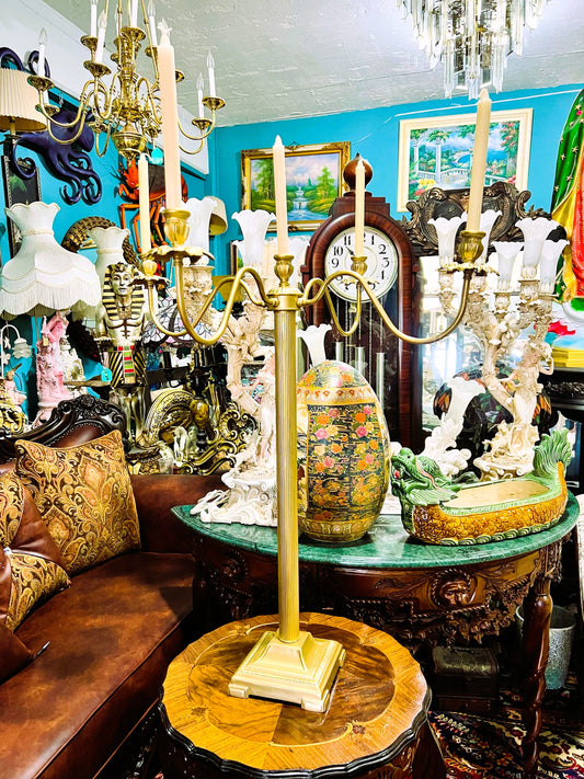 🕯️🔥🌟 Bronze Chandelier - Timeless Elegance at Rosarito Antiques 🌟 🔥🕯️