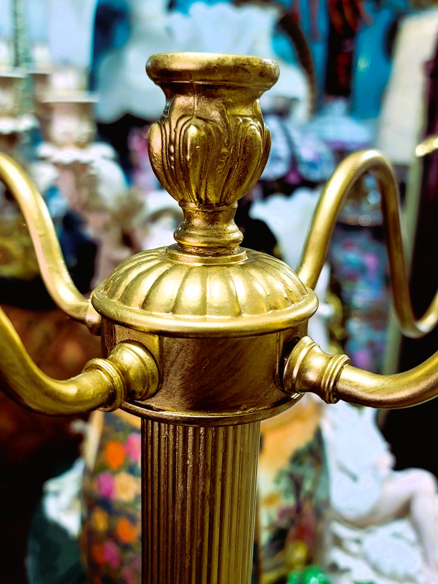 🕯️🔥¡Candelabros de Metal Dorado para 5 Velas! Elegancia y Estilo Exclusivo🔥🕯️