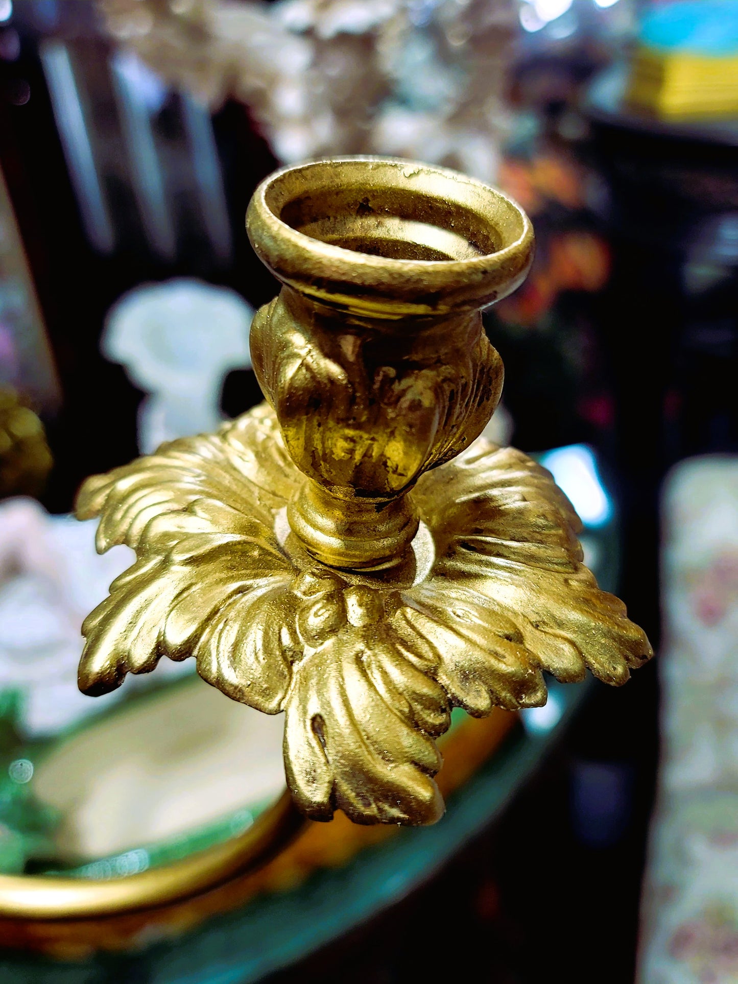 🕯️🔥¡Candelabros de Metal Dorado para 5 Velas! Elegancia y Estilo Exclusivo🔥🕯️