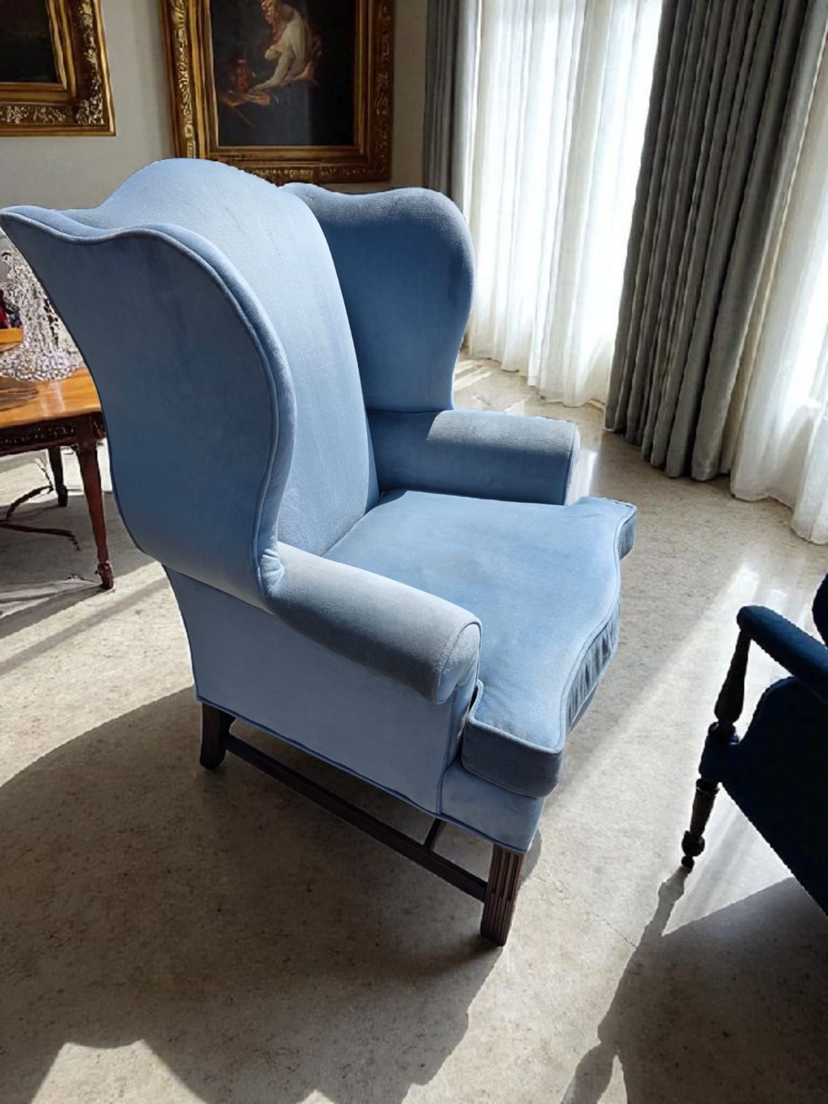 🎩 Sillon Vintage Drexel 1991 – Elegancia Atemporal en Terciopelo de Alta Calidad🎩