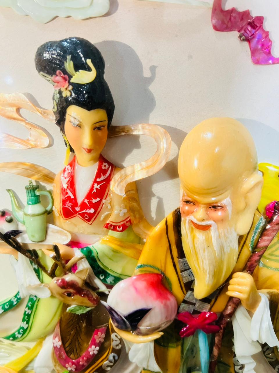 🌺🎨 Cuadro Oriental – Sabiduría, Prosperidad y Belleza Cultural 🖼️🖌️