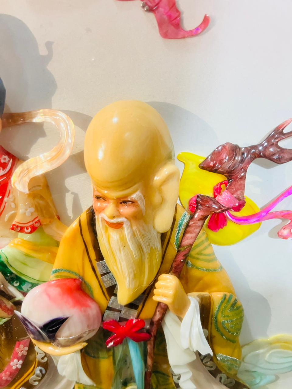 🌺🎨 Cuadro Oriental – Sabiduría, Prosperidad y Belleza Cultural 🖼️🖌️