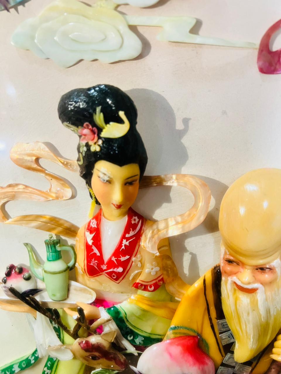 🌺🎨 Cuadro Oriental – Sabiduría, Prosperidad y Belleza Cultural 🖼️🖌️