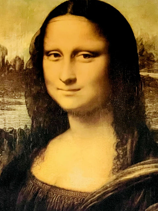 🌺🖼️Representación de la Mona Lisa – Arte Clásico en Formato Contemporáneo🖌️