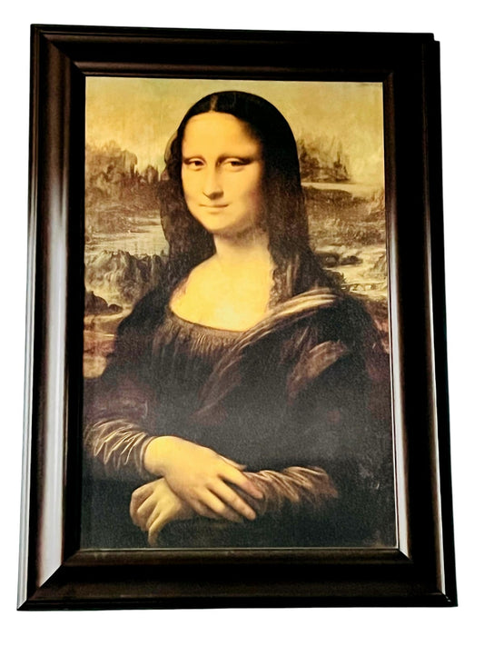 🌺🖼️Representación de la Mona Lisa – Arte Clásico en Formato Contemporáneo🖌️