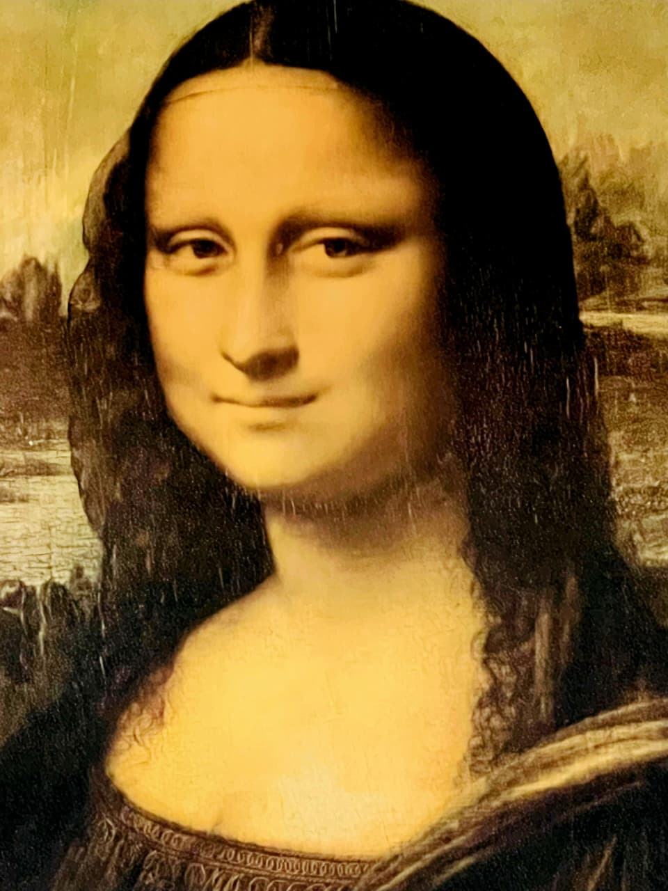 🌺🖼️Representación de la Mona Lisa – Arte Clásico en Formato Contemporáneo🖌️