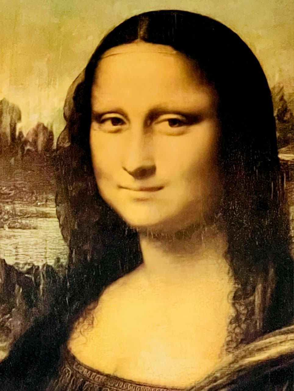🌺🖼️Representación de la Mona Lisa – Arte Clásico en Formato Contemporáneo🖌️