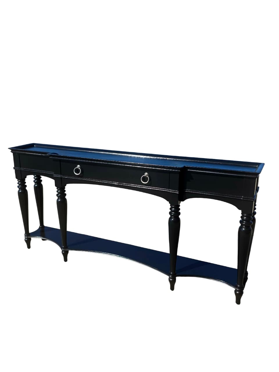 Grand Console Table in Espresso 2971-401 - Wooden Credenza🪞🕰️