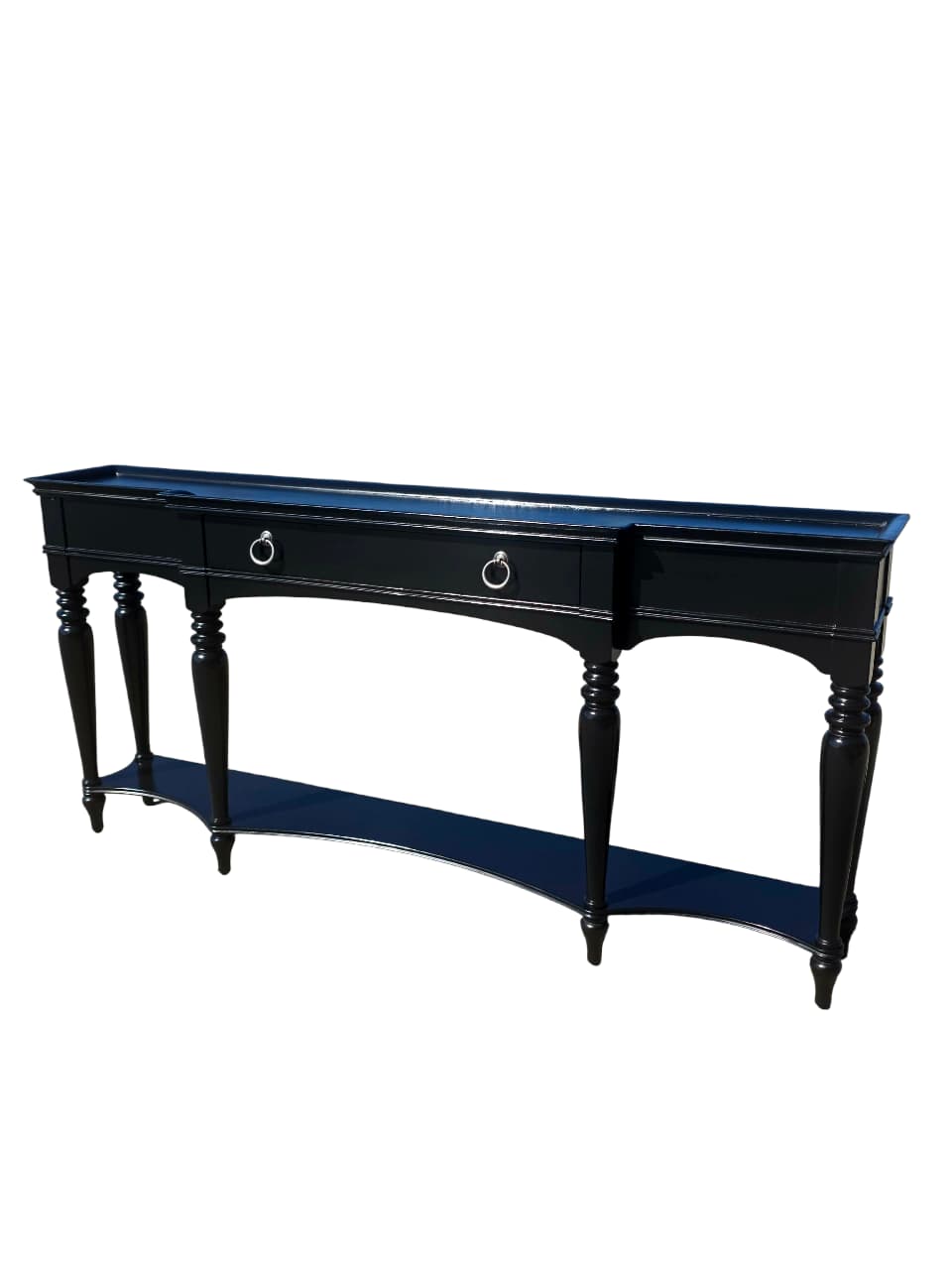 Grand Console Table in Espresso 2971-401 - Wooden Credenza🪞🕰️