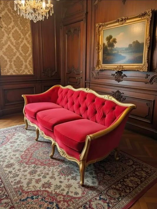 Clearance Sale - Antique 3-Seater Sofa! 🛋️✨
