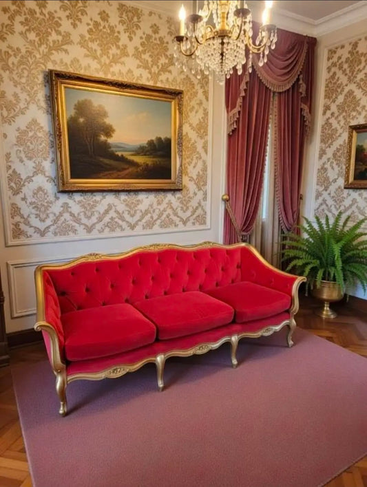 Clearance Sale - Antique 3-Seater Sofa! 🛋️✨