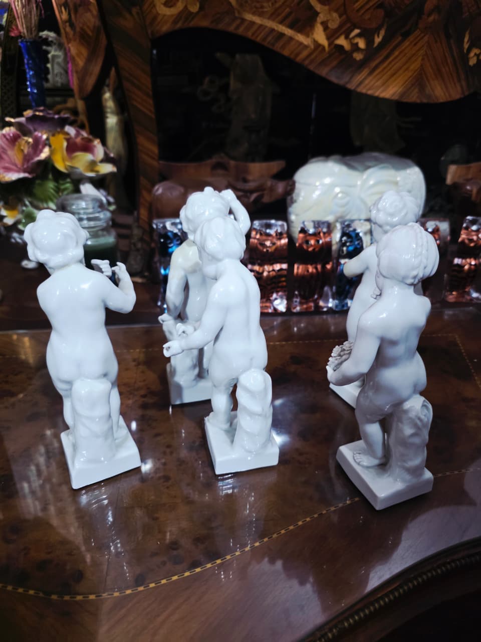 Wallendorf Porcelain Manufactory Fine Porcelain Collection – Five Child Figures🌿🏺