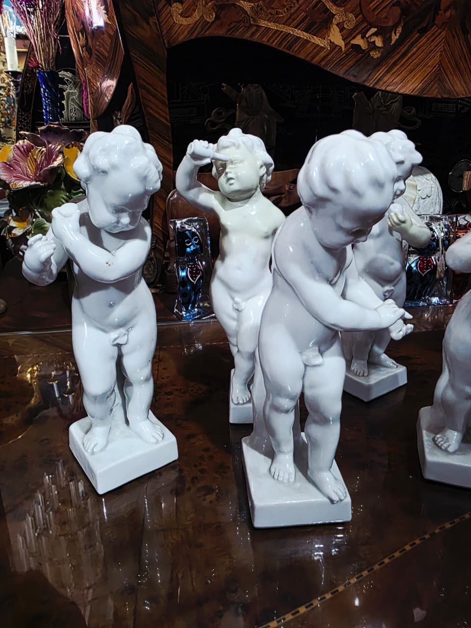 Wallendorf Porcelain Manufactory Fine Porcelain Collection – Five Child Figures🌿🏺