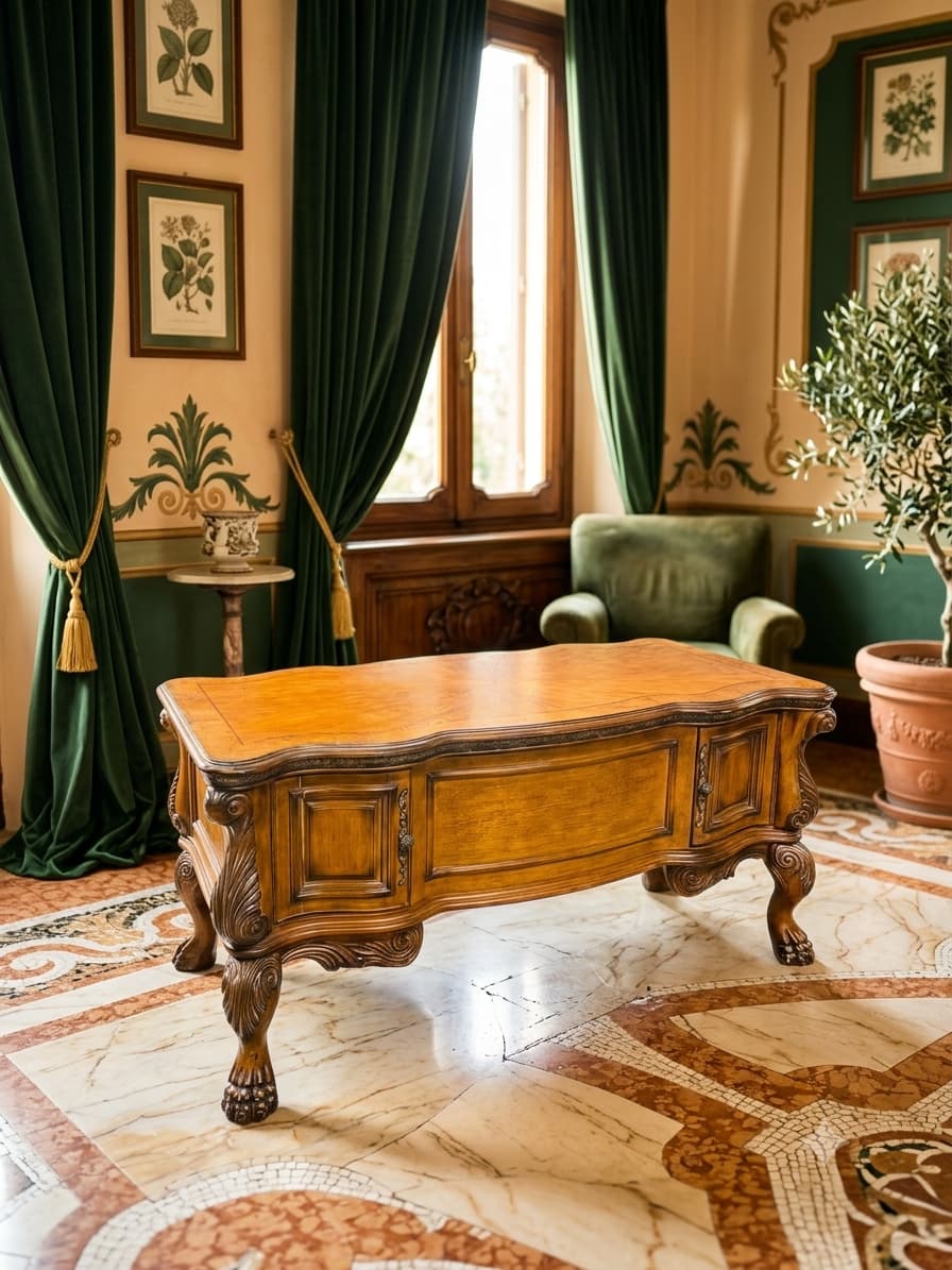 Escritorio Ejecutivo AICO – Michael Amini, Signature Series⚜️🏛️🌿