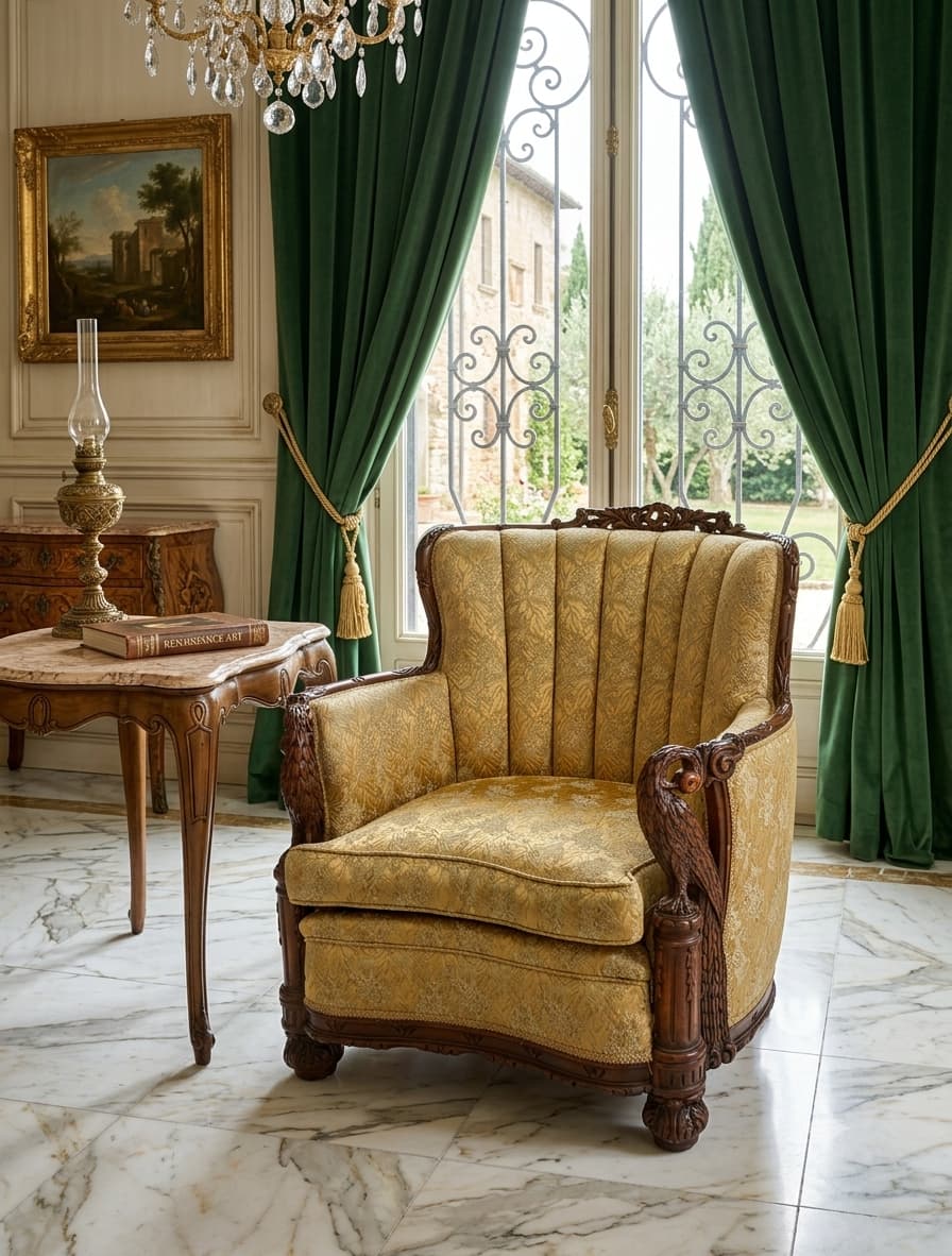 Par de Sillones Tallados en Madera Noble ✨🎩