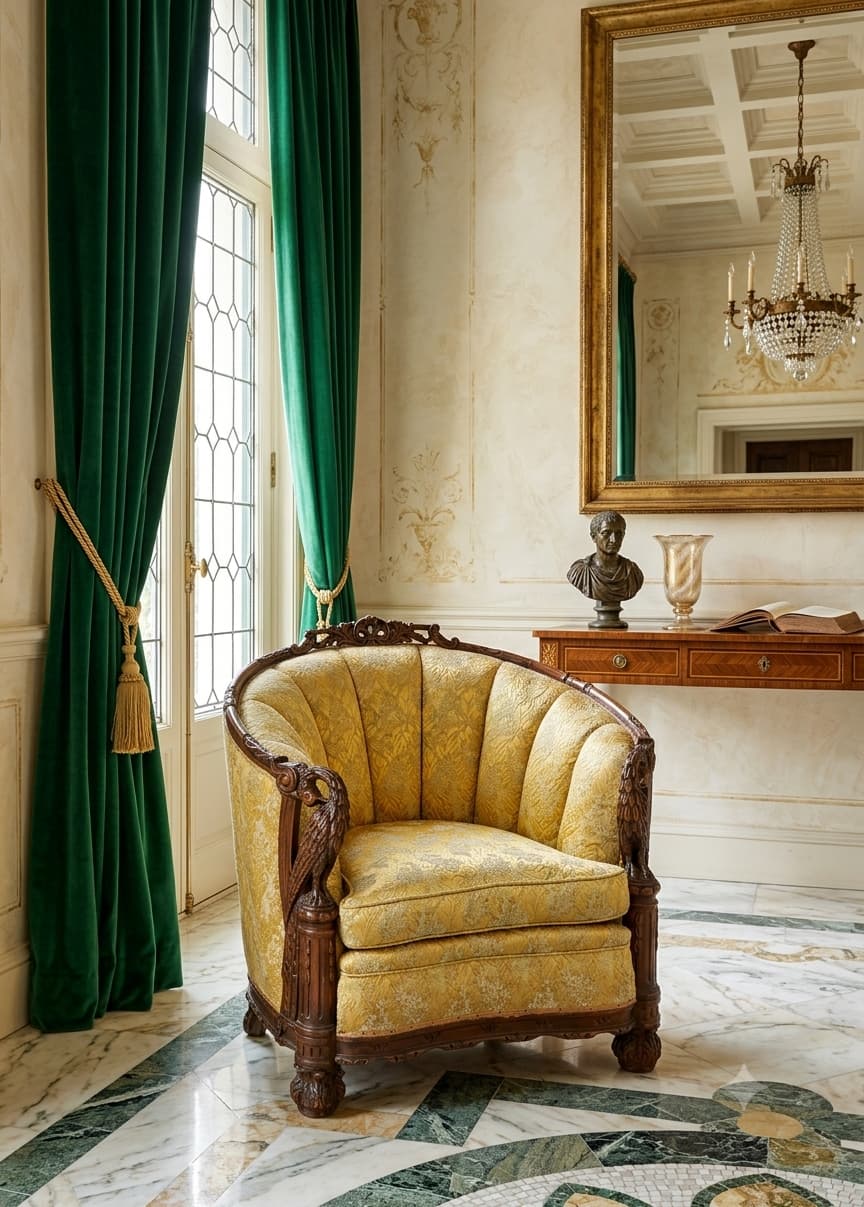 Par de Sillones Tallados en Madera Noble ✨🎩