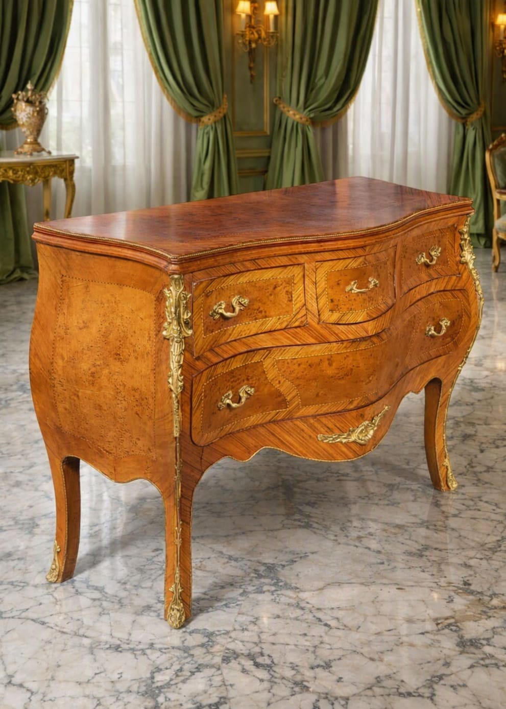 French Louis XV Bombay Chest 🏡✨