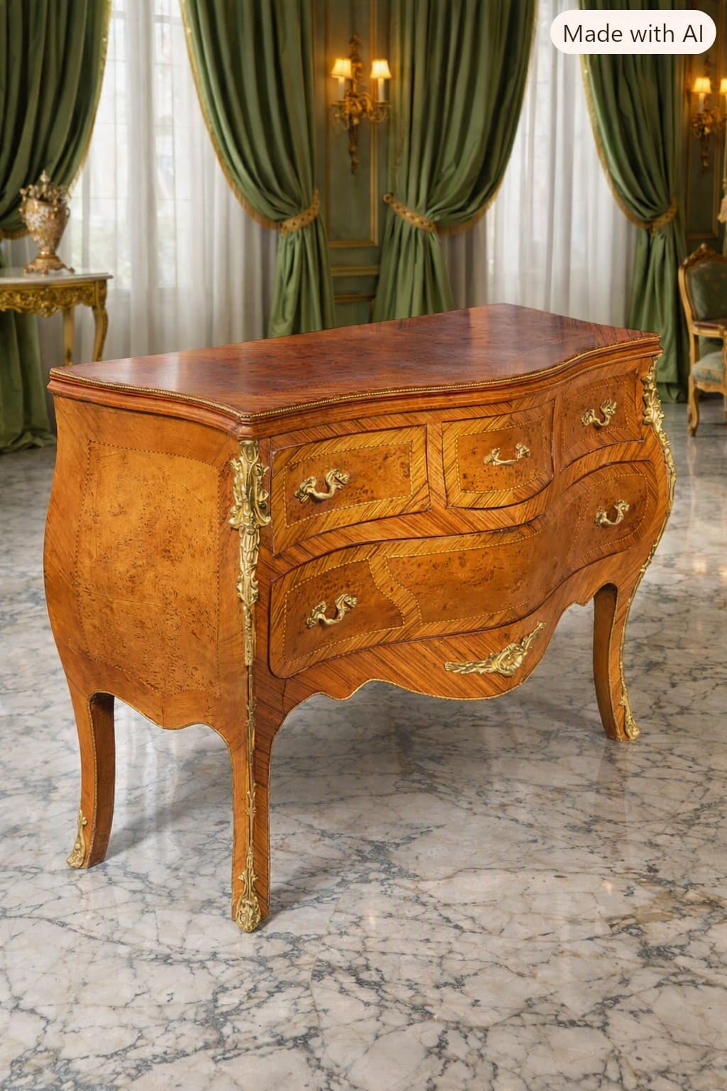French Louis XV Bombay Chest 🏡✨