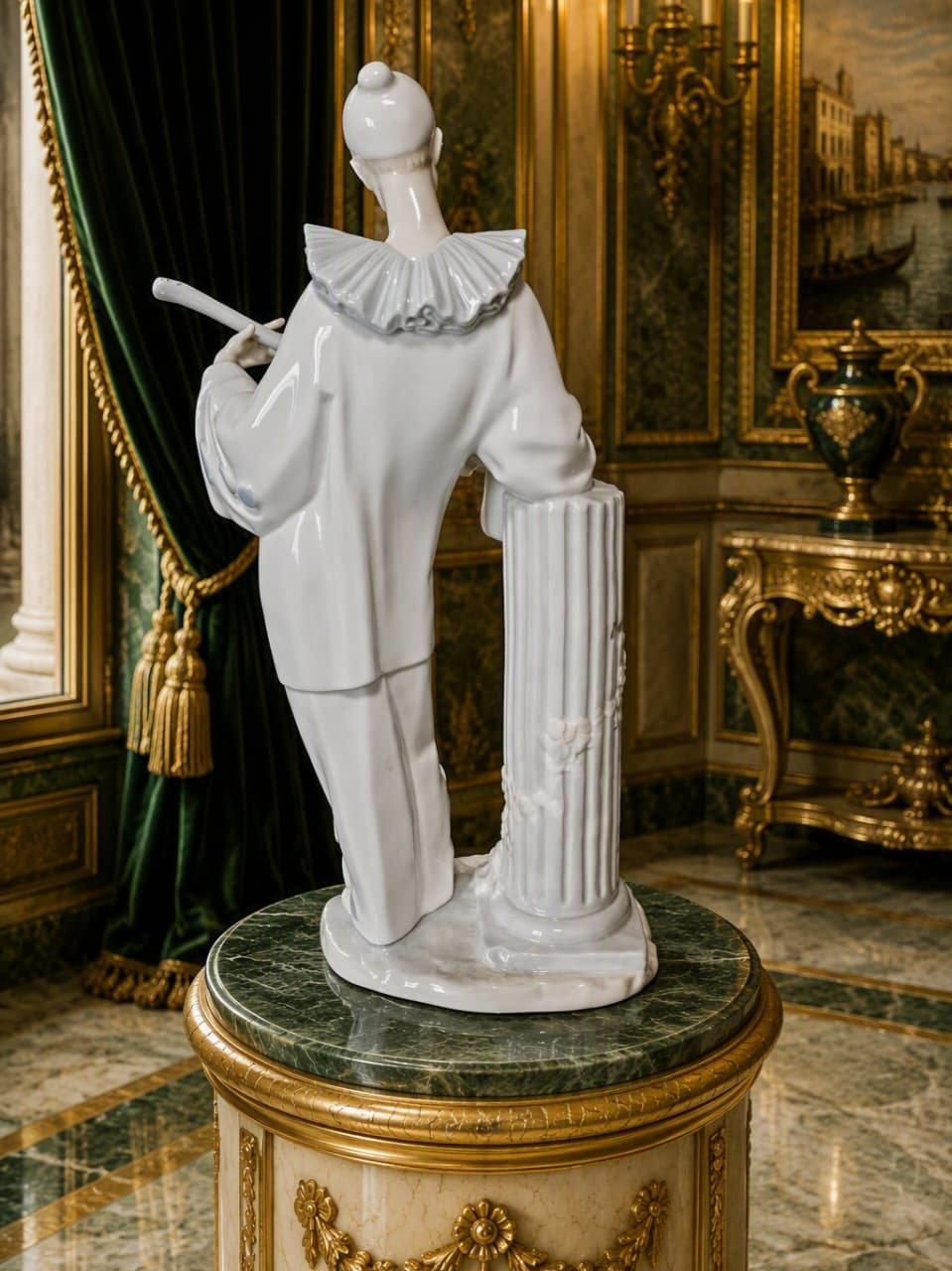 Lladró Sculpture "Solid Pierrot" #011004560.3 ✨🏛️