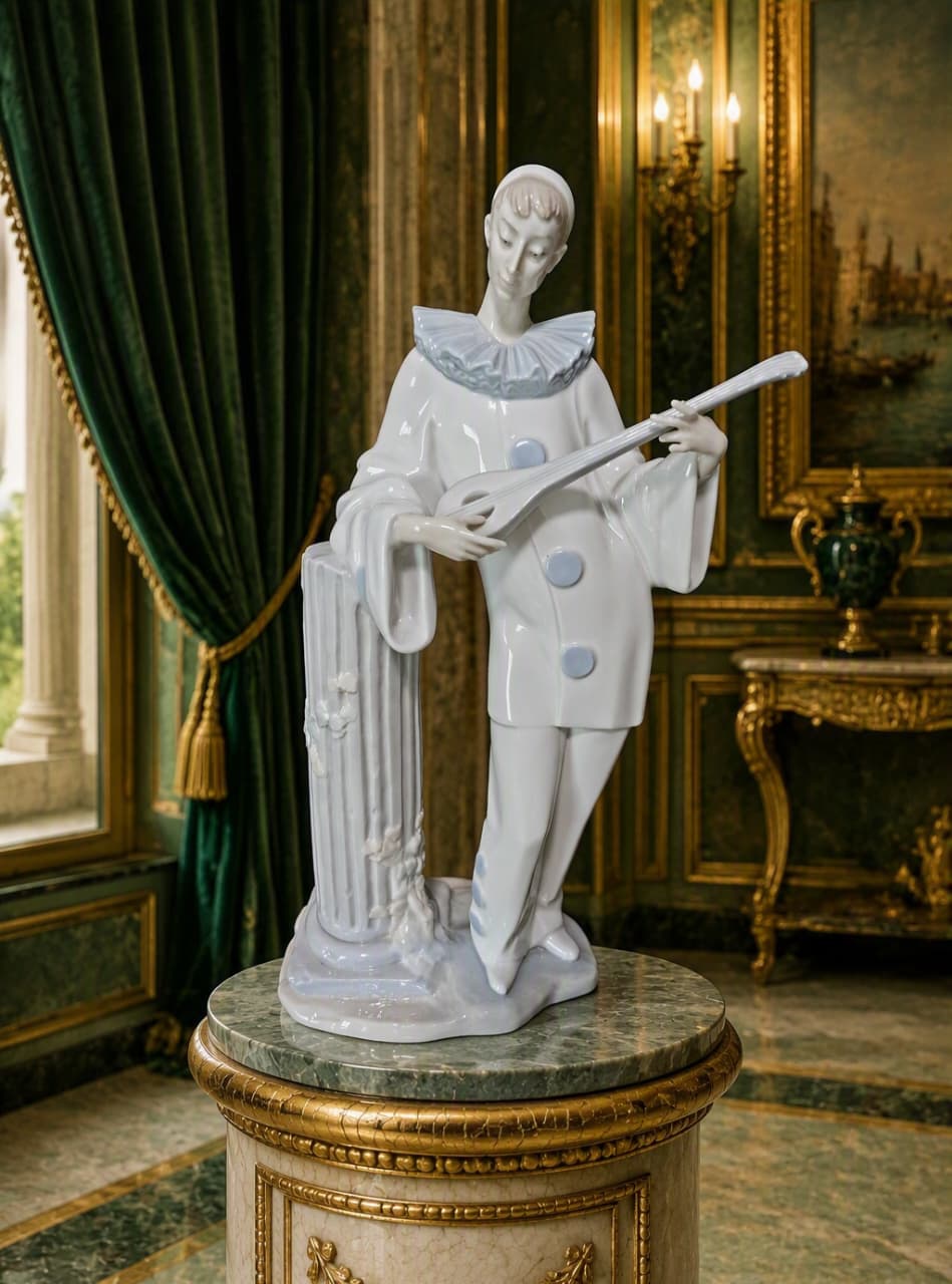 Lladró Sculpture "Solid Pierrot" #011004560.3 ✨🏛️