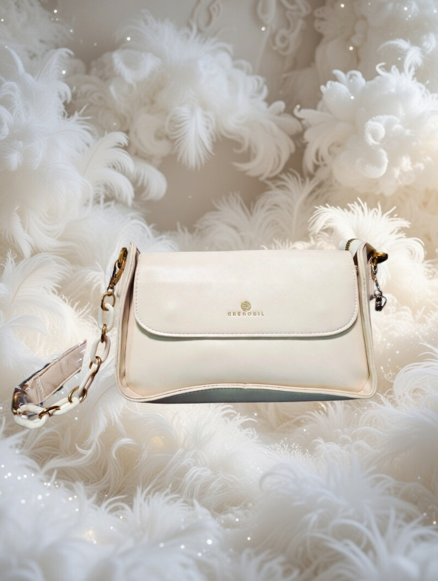 🕊️👜 Greenobil Beige Bolso Para Dama – Elegancia Atemporal y Pureza Sofisticada ✨🌸