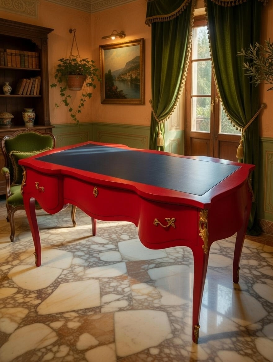 👑🏛️ Escritorio Grande Estilo Francés 👑🏛️ 🇫🇷✨