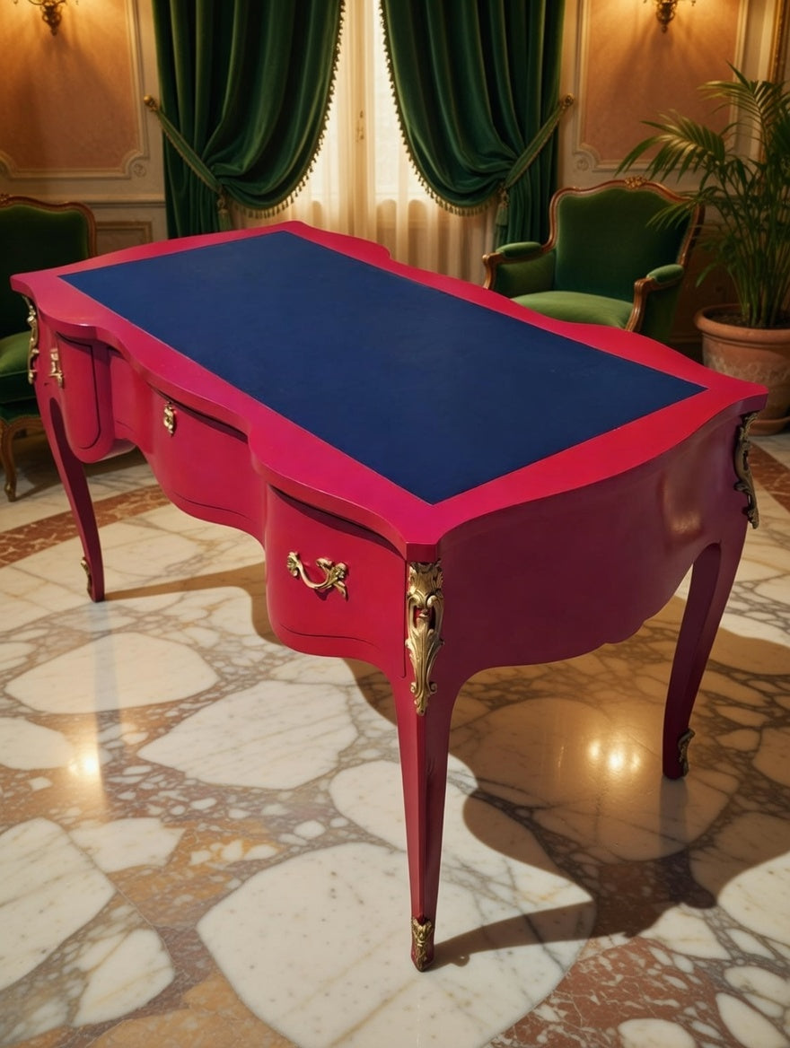 👑🏛️ Escritorio Grande Estilo Francés 👑🏛️ 🇫🇷✨
