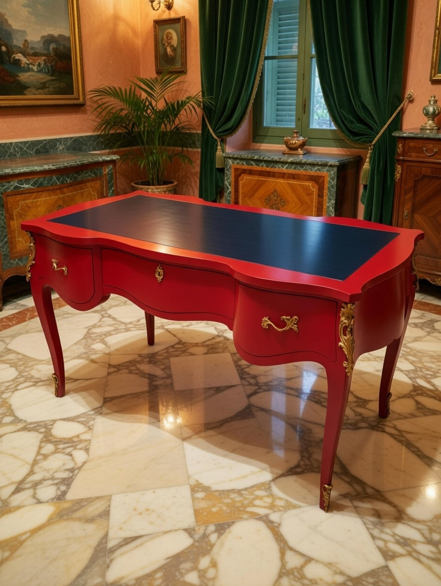 👑🏛️ Escritorio Grande Estilo Francés 👑🏛️ 🇫🇷✨