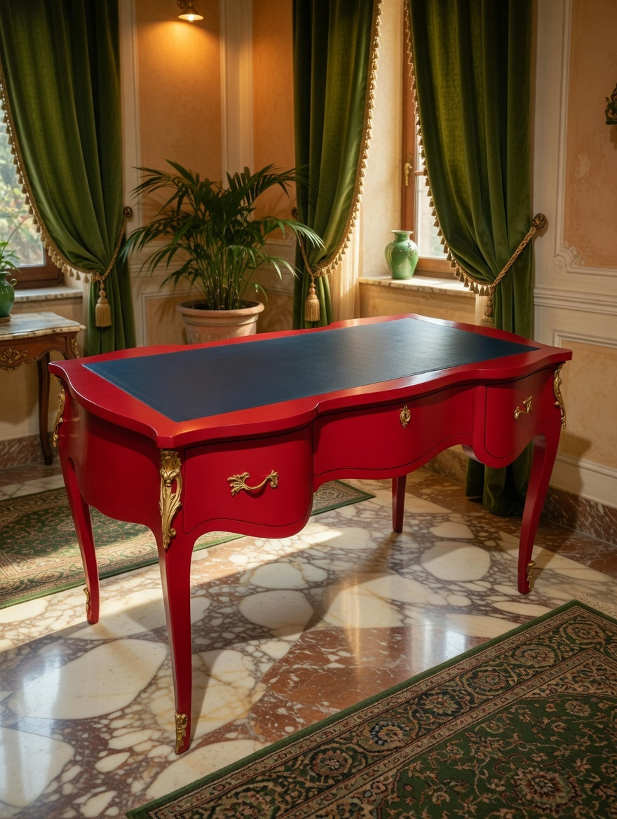 👑🏛️ Escritorio Grande Estilo Francés 👑🏛️ 🇫🇷✨