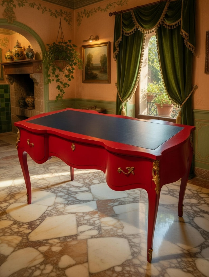 👑🏛️ Escritorio Grande Estilo Francés 👑🏛️ 🇫🇷✨