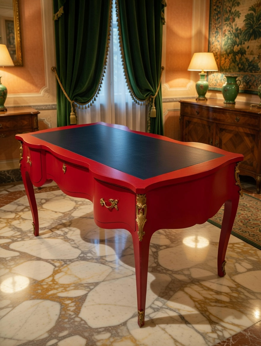 👑🏛️ Escritorio Grande Estilo Francés 👑🏛️ 🇫🇷✨
