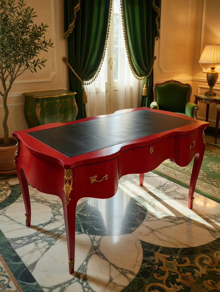 👑🏛️ Escritorio Grande Estilo Francés 👑🏛️ 🇫🇷✨